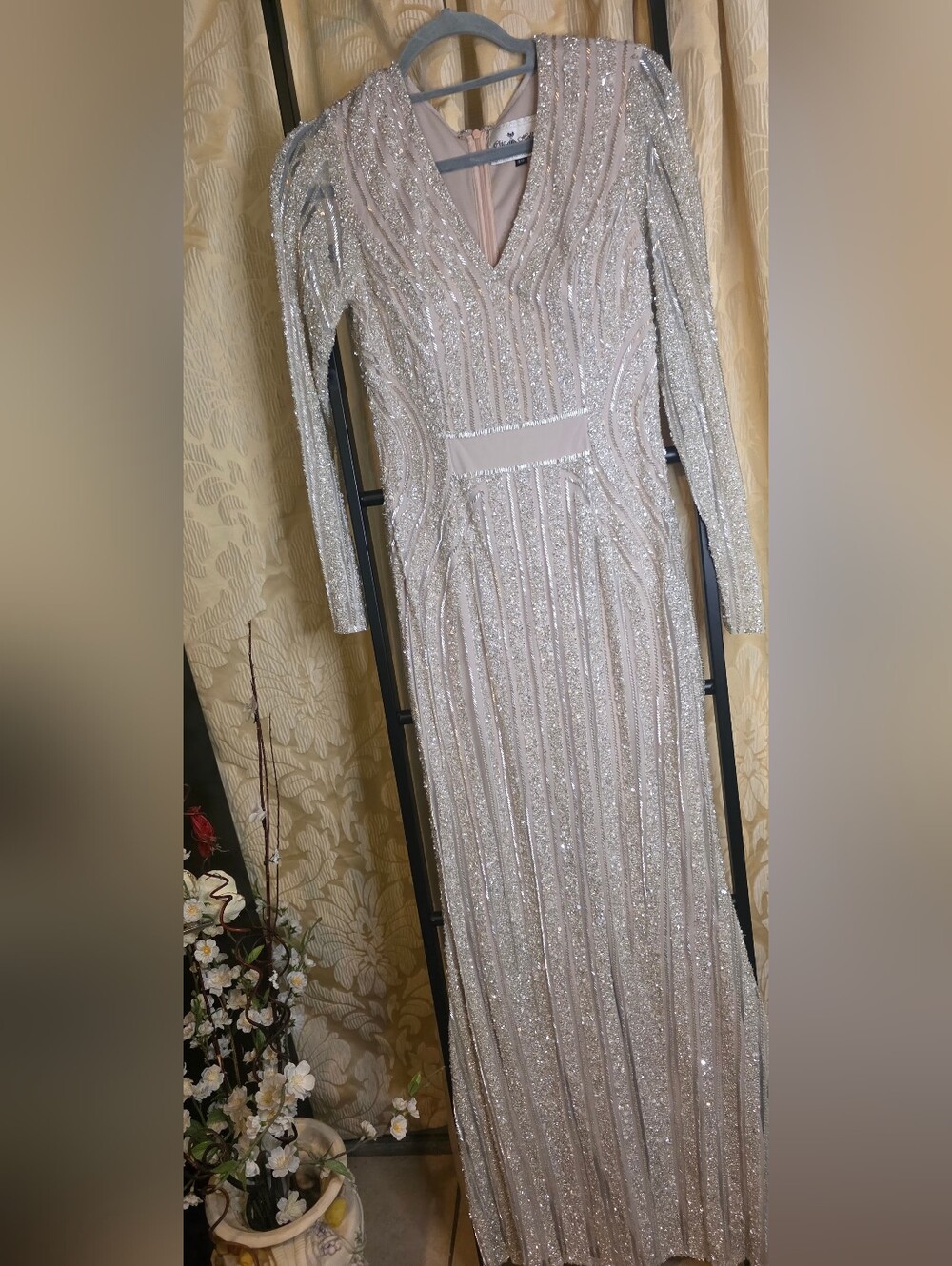 Chic Holland Long Formal Dress Sz 40, Us 10